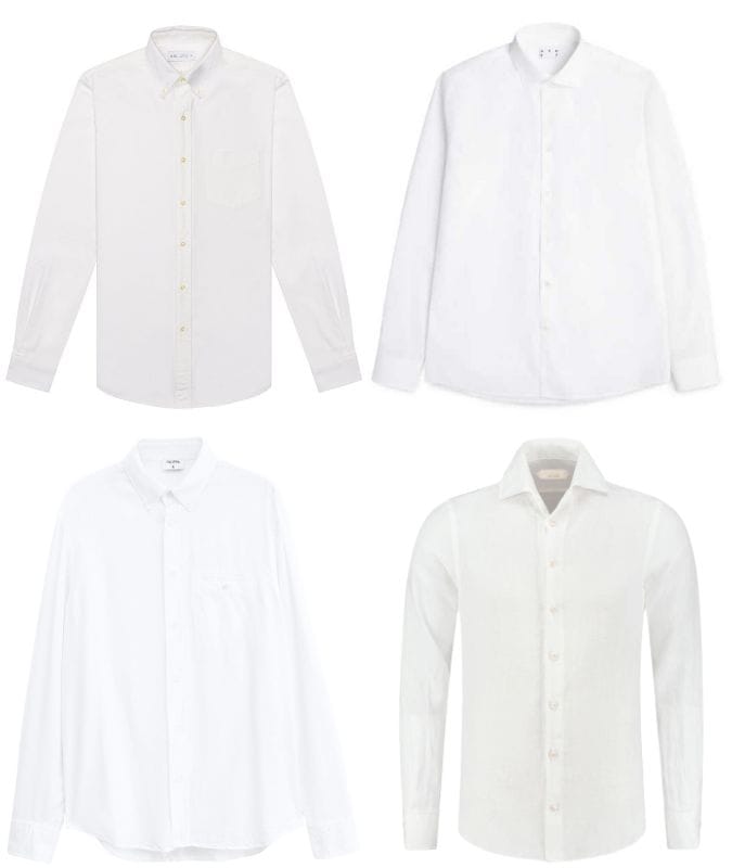 the best white shirt styles for men