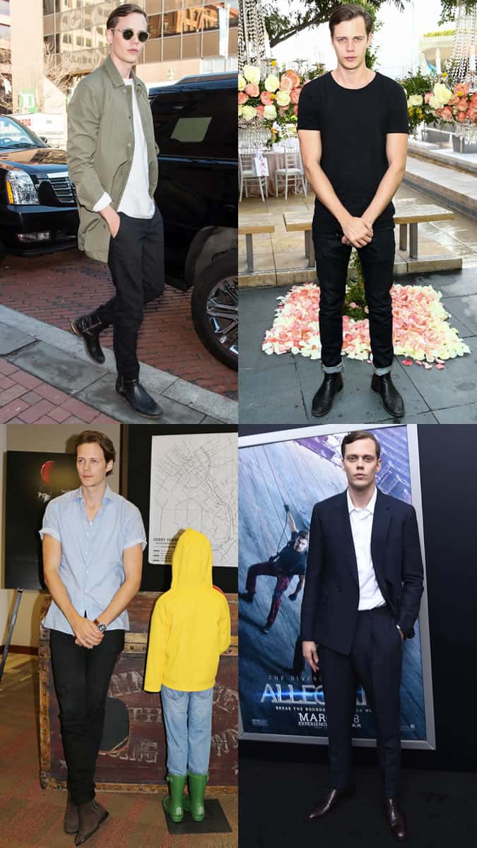 Bill Skarsgård style lookbook