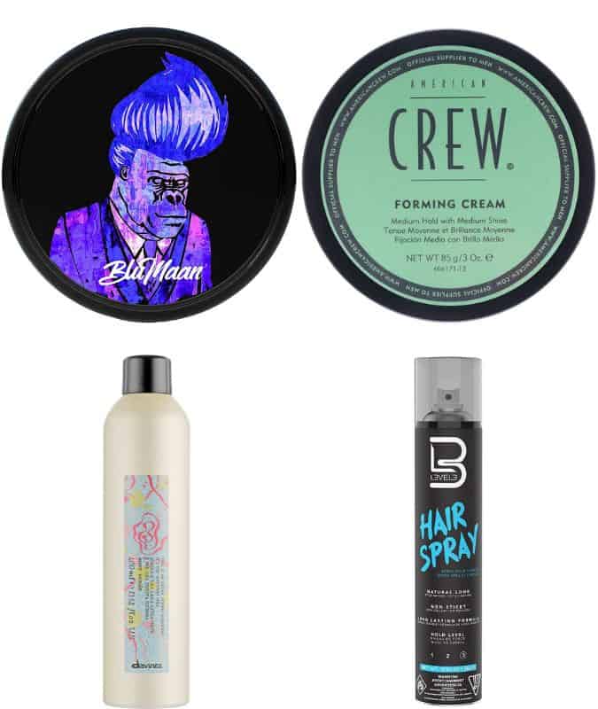 Men's Pompadour and Quiff Hair Products