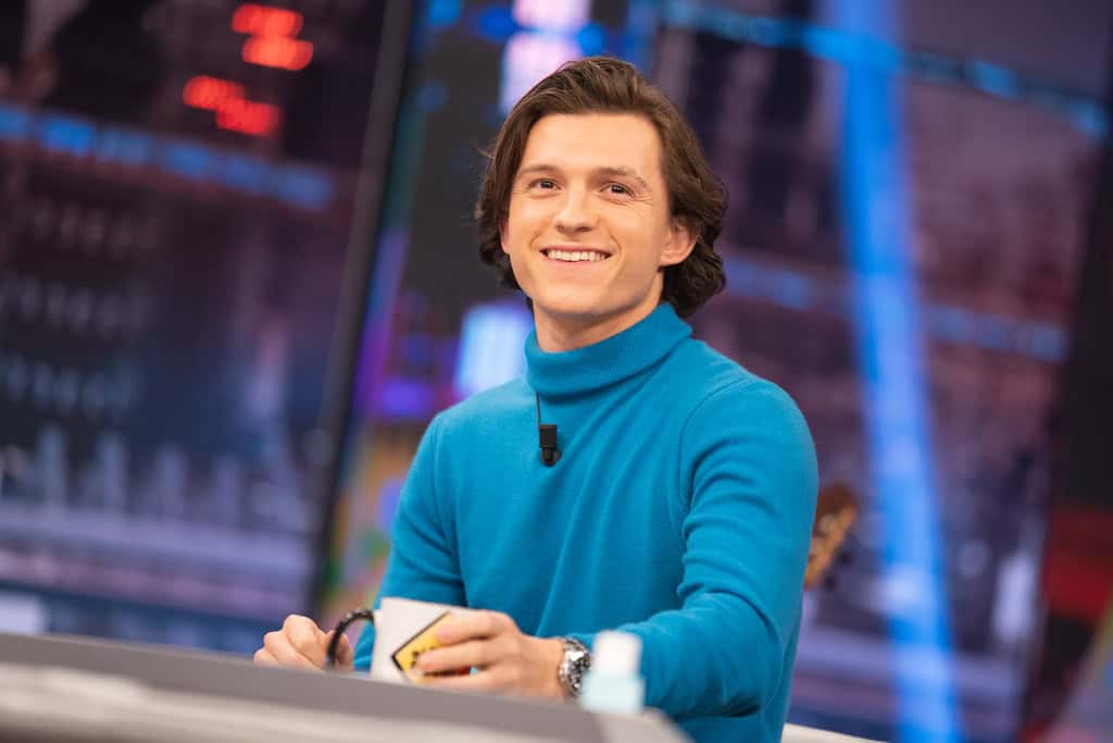 Tom Holland having fun in El Hormiguero